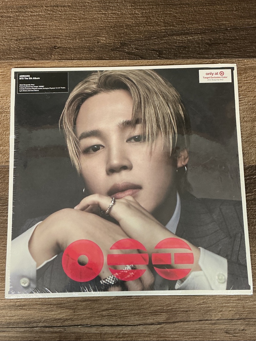 BTS - 5th Album (Target Exclusive) Jimin Burgundy Vinyl Record